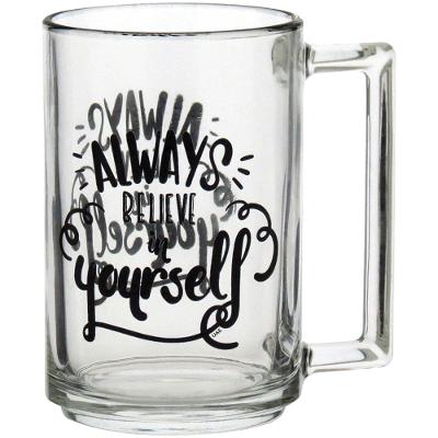 Caneca Vidro Temperado Transparente 320Ml Luminarc A La Bonne 11X7X7Cm