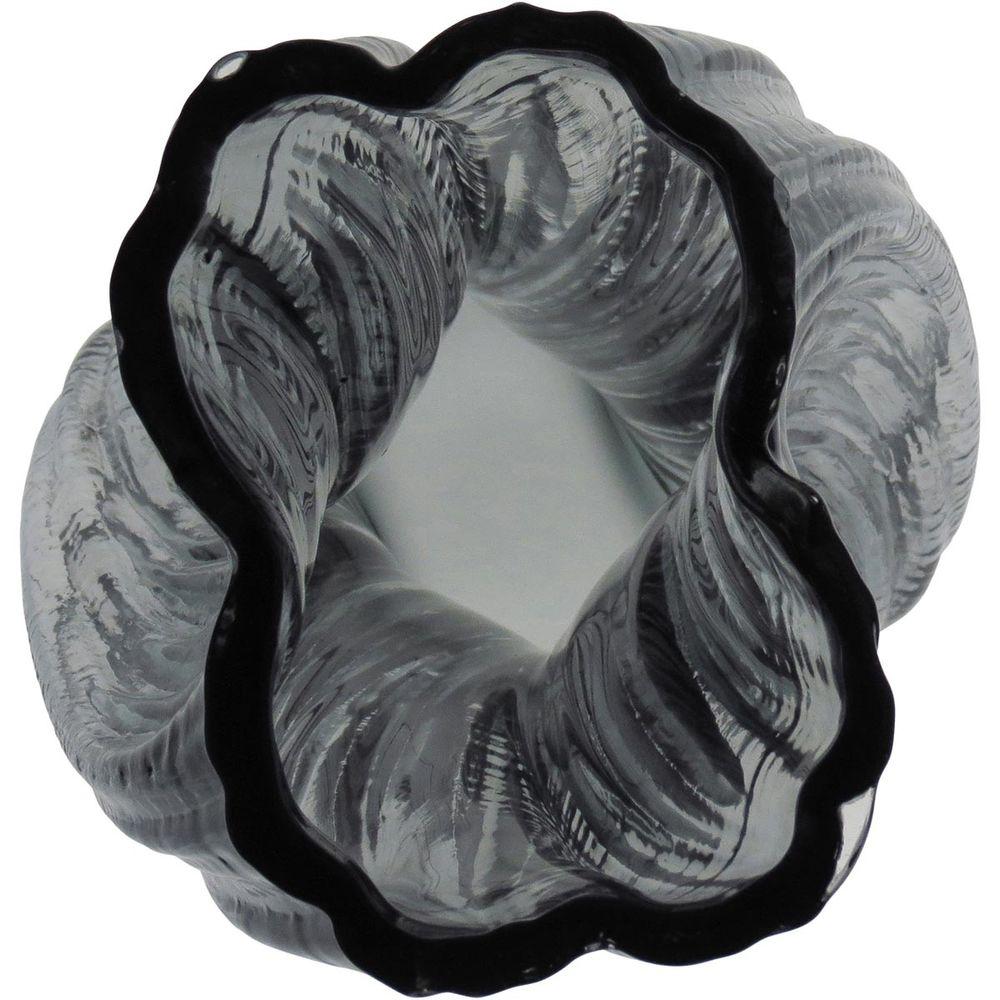 Vaso Vidro Cinza 25 x 15 x 14 cm - 8