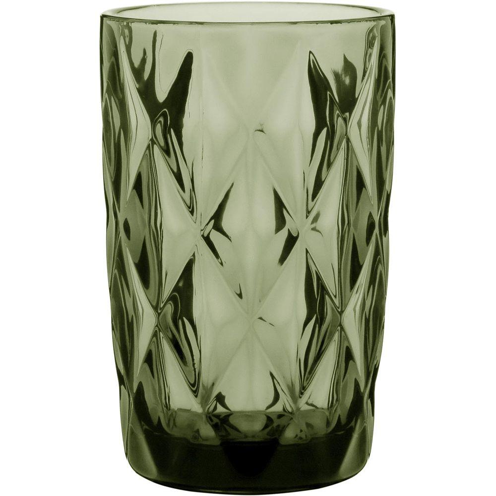 Copo Long Drink Vidro Verde 370 ml 6 Peças - 1