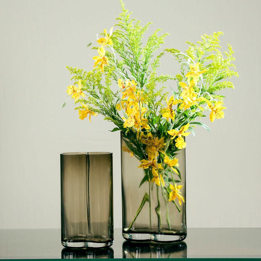 Vaso Vidro Âmbar 22 x 12 x 8 cm - 8