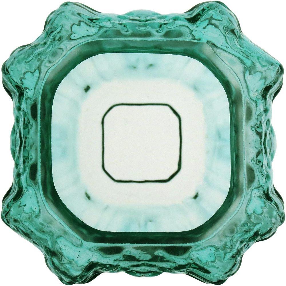 Vaso Vidro Verde 22 x 13 x 13 cm - 3