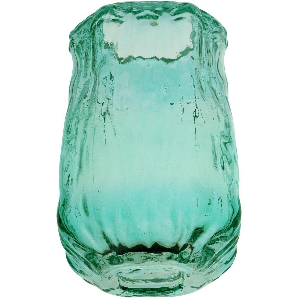 Vaso Vidro Verde 22 x 13 x 13 cm - 4