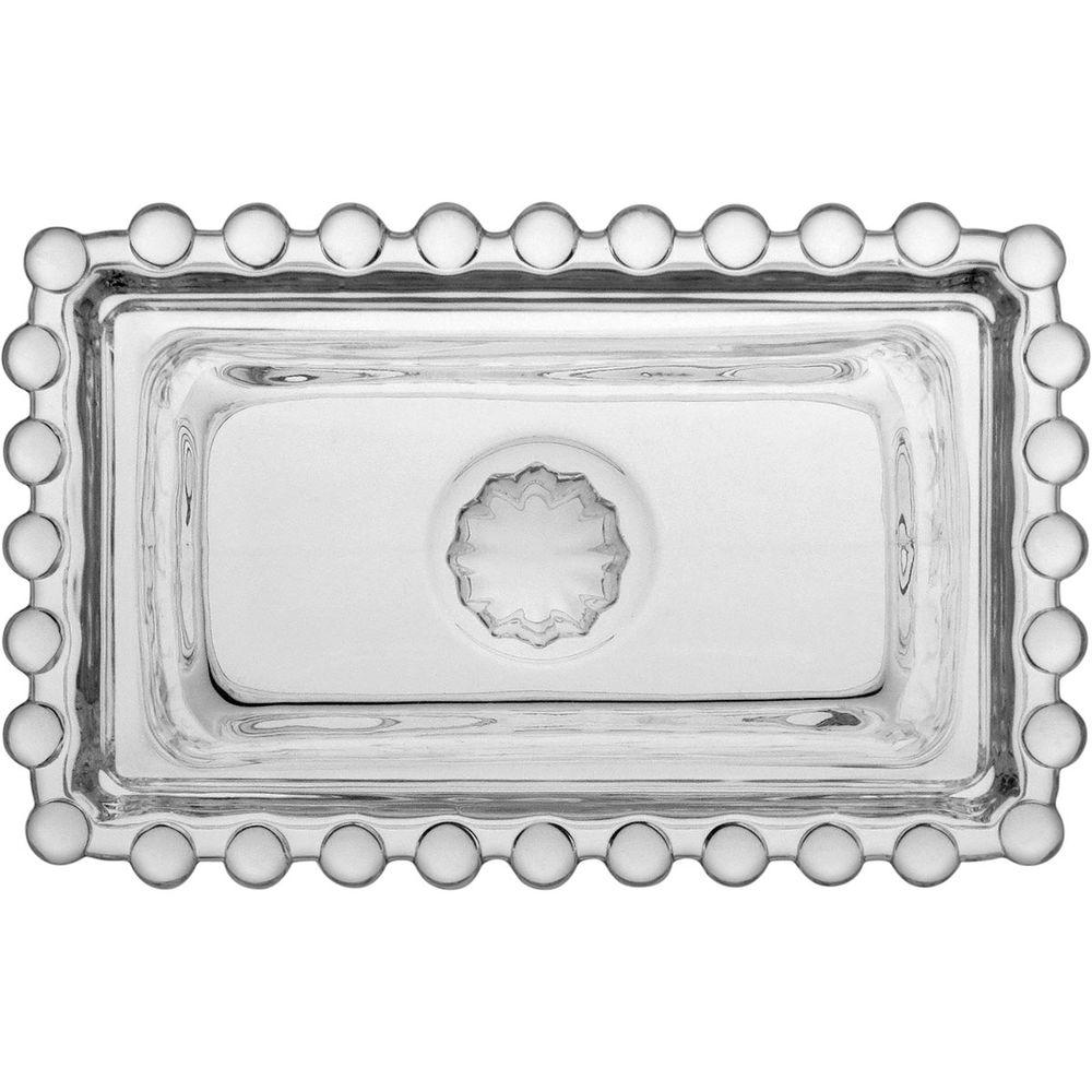 Manteigueira Vidro 8 x 14 x 9 cm Transparente - 7