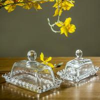 Manteigueira Vidro 8 x 14 x 9 cm Transparente - 8