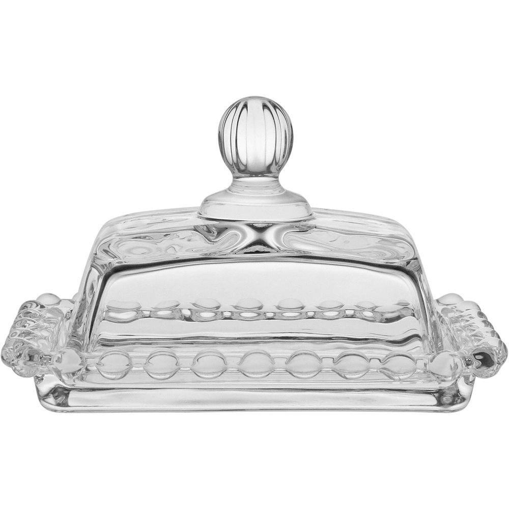 Manteigueira Vidro 7 x 11 x 7 cm Transparente - 6