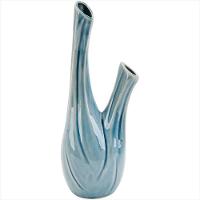 Vaso Cerâmica Azul Home&Co Anse 29x12x8cm - 1