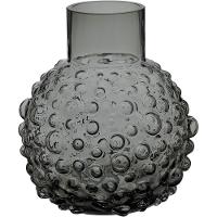 Vaso Vidro Cinza 18 x 16 x 16 cm - 1