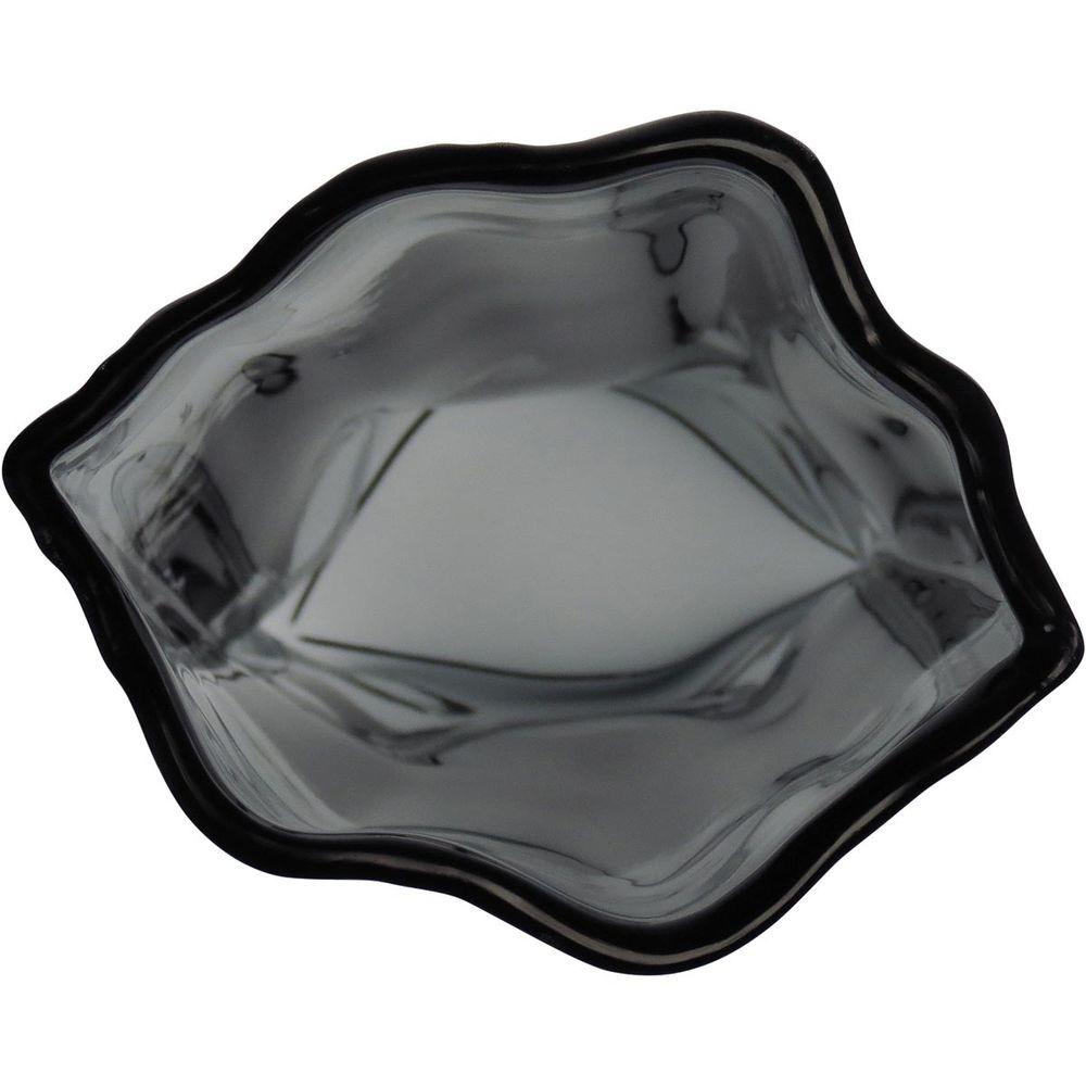 Vaso Vidro Cinza 30 x 15 x 10 cm - 9