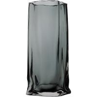 Vaso Vidro Cinza 30 x 15 x 10 cm - 1