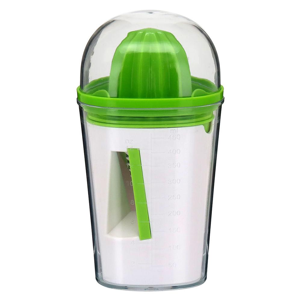 Esprem/Fatiador 6 peças Polipropileno Verde 450Ml Speed 18X9X9Cm - 7