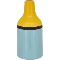 Garrafa Decorativa Cerâmica Azul Johnny 31X15X15Cm - 1