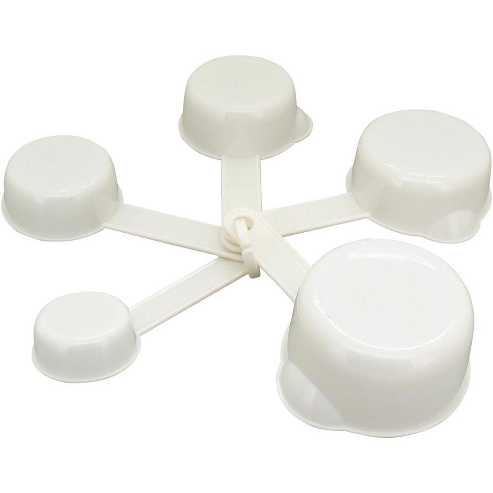 Jogo Medidores Copos Plástico Branco 5Peças Gs - 2