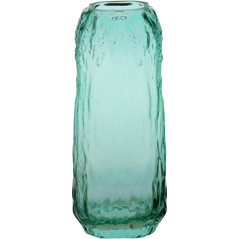 Vaso Vidro Verde 28 x 12 x 12 cm - 1