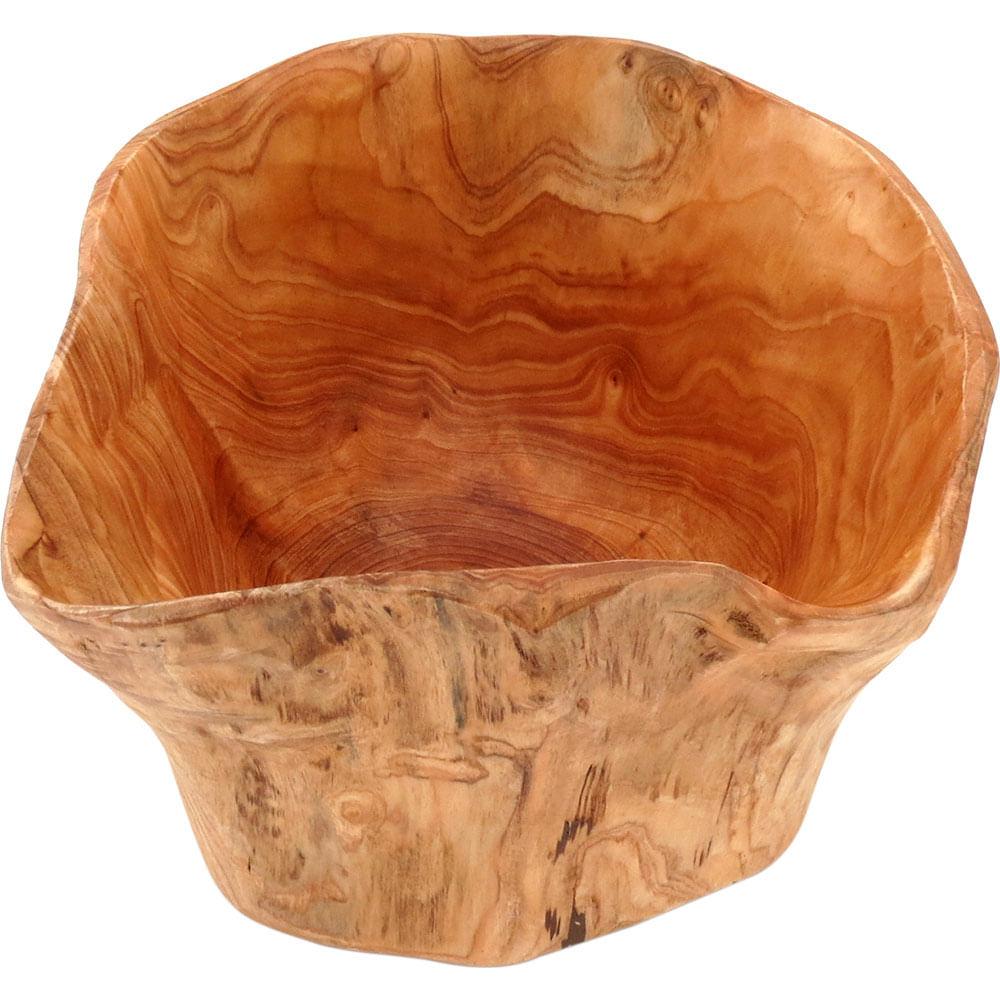 Centro Mesa Madeira Natural Wood 20X28X25Cm - 2