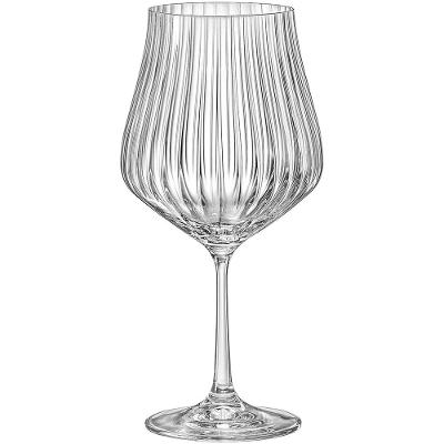 Taça Vinho Bohemia Tulipa Opticic 600 ml Cristal 6 Peças
