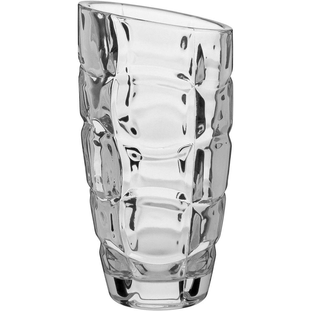 Vaso Vidro Transparente 19 x 9 x 9 cm - 1