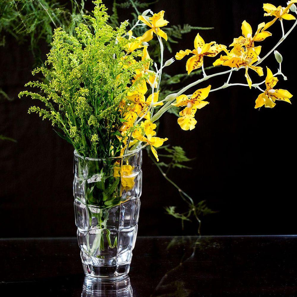 Vaso Vidro Transparente 19 x 9 x 9 cm - 7