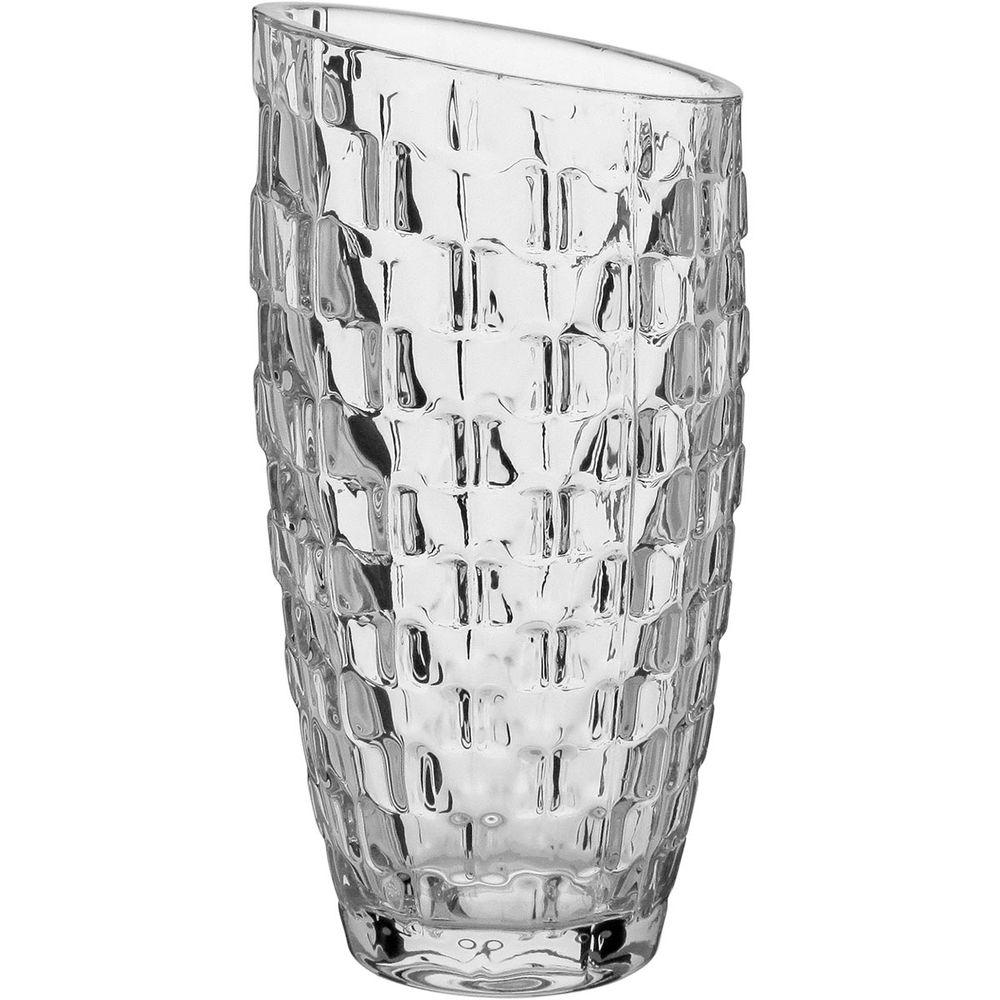 Vaso Vidro Transparente 19 x 9 x 9 cm - 1