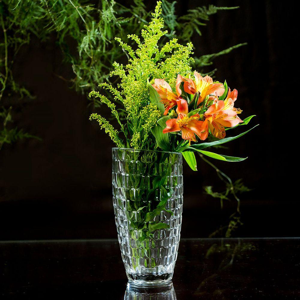 Vaso Vidro Transparente 19 x 9 x 9 cm - 7