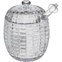 Meleira Com Colher Vidro Transparente 170 ml - 1