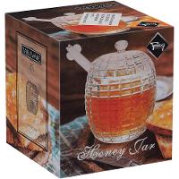 Meleira Com Colher Vidro Transparente 170 ml - 6