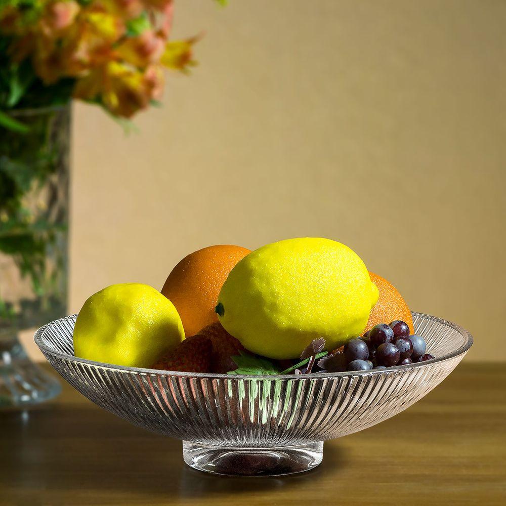 Centro Mesa Vidro Transparente 7 x 25 x 25 cm - 7