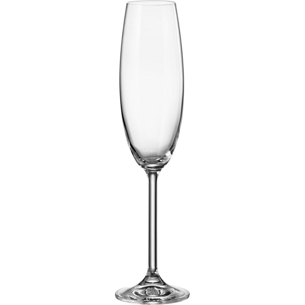 Taça Champanhe Bohemia Natalia Maxima Cristal 230 ml 6 Peças - 1