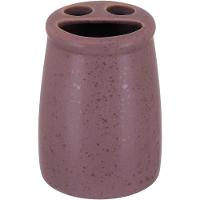 Jogo Banheiro Cerâmica Rosa 4 Peças