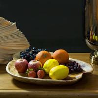 Centro Mesa Wood Madeira Natural 5 x 44 x 31 cm - 4