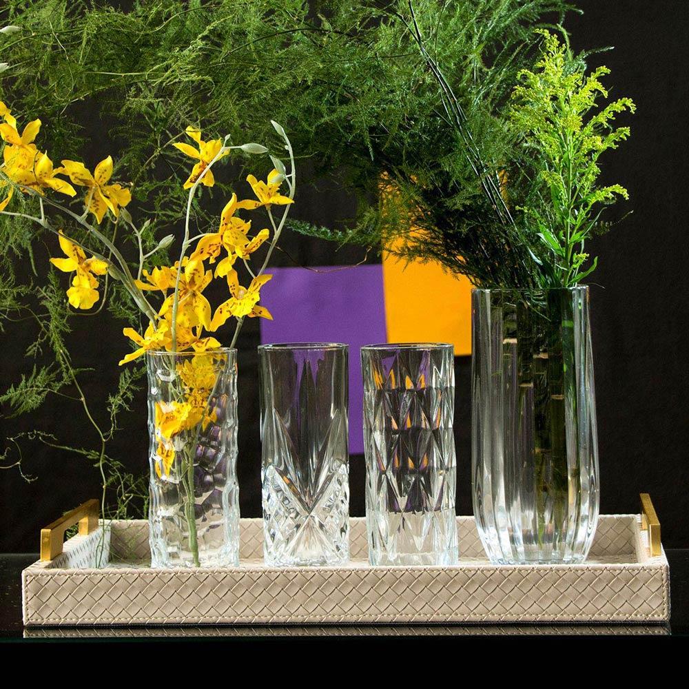 Vaso Vidro Transparente 20 x 7 x 7 cm - 5