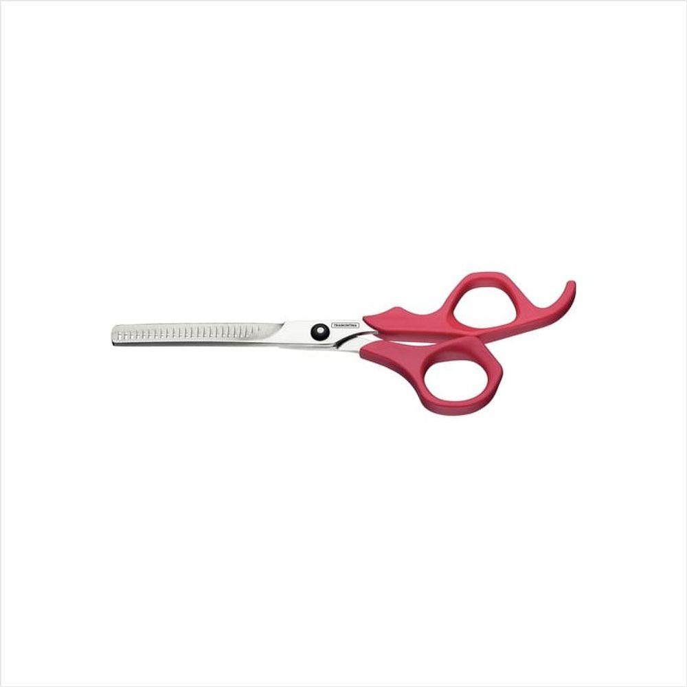 Tesoura Desbast Inox 6 Supercort Rosa Tramontina - 1