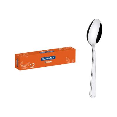 Colher Sobremesa Inox Búzios Tramontina -12 Unidades