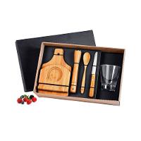 Kit Para Caipirinha Em Bambu - 0,35 L - 6 Pçs Welf - 1