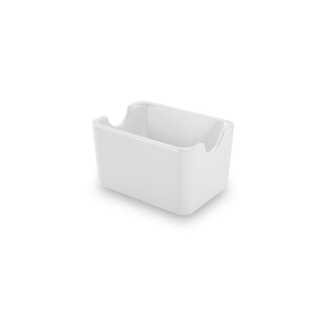 Porta Adoçante Retangular Buffet Branco 9,3x6,7x5,4cm Haus Concept - 1