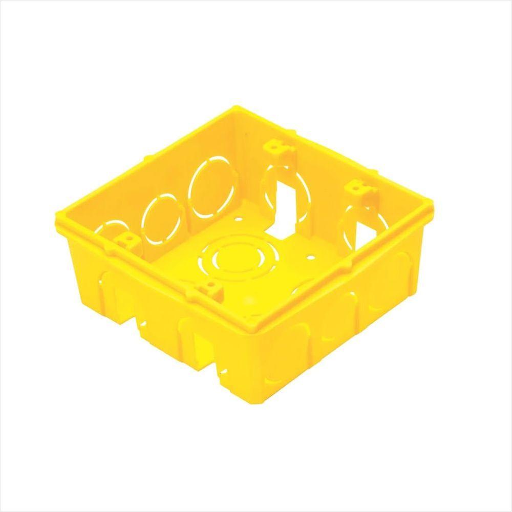 Caixa de Embutir 4X4 Amarela - 1