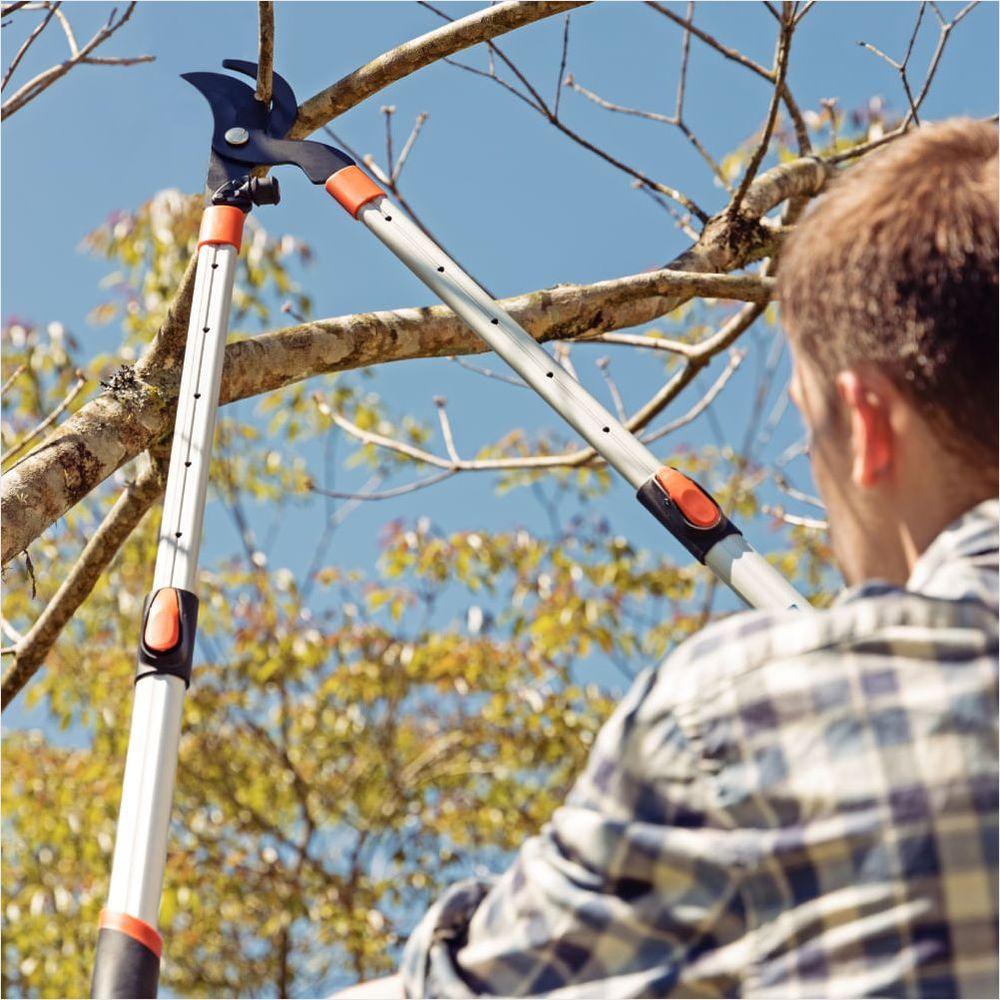 Tesourão de poda Tipo Bypass Tramontina em Aço Carbono com Cabo Metálico Extensível - 2