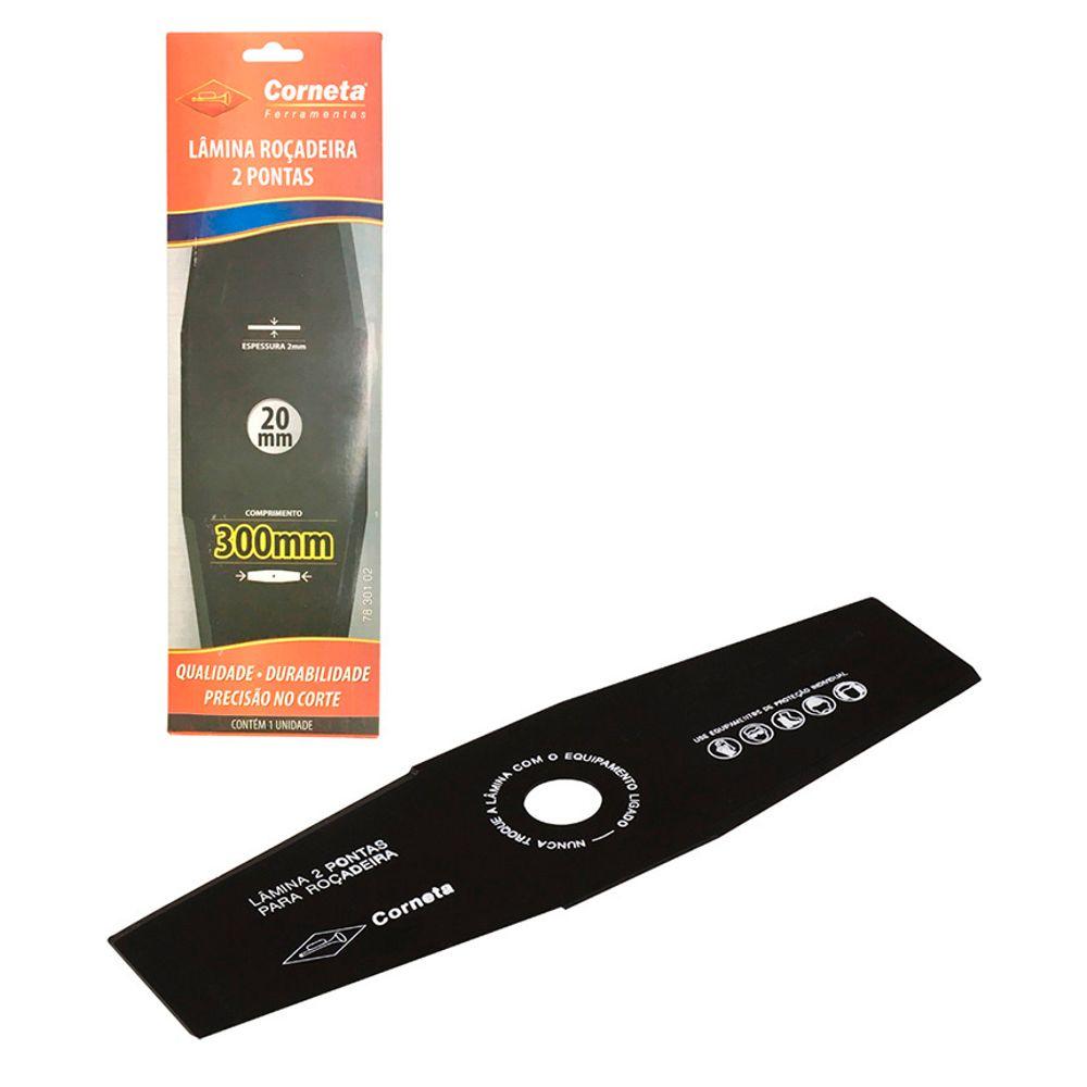 Lamina Rocadeira 2 Ponta300X20 Corneta - 1