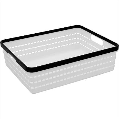 Luminária LED Mesa USB Metal 33x8x8cm Preto