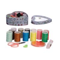 Kit de Costura Estojo Lata Cora - 26 Peças - Western - 2