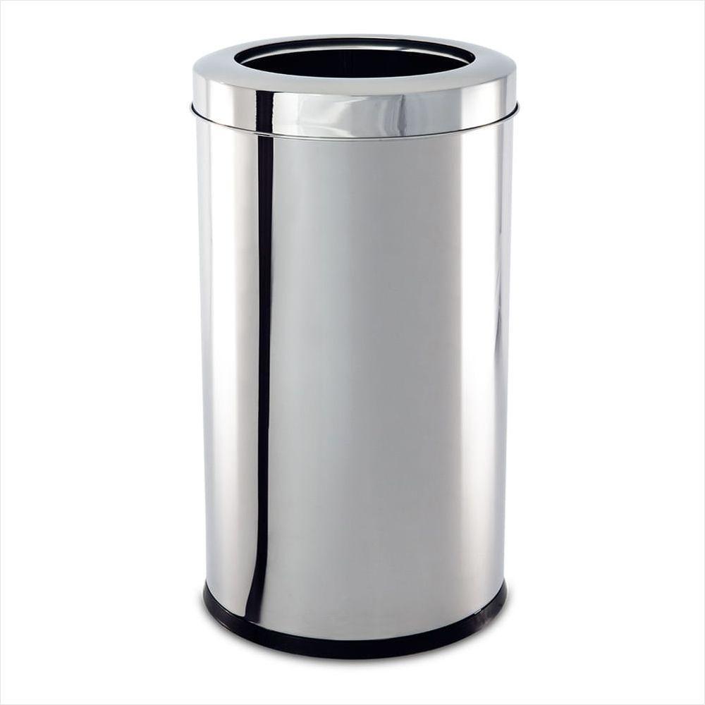 Lixeira Inox com Aro 25x46cm 21,2 Litros - 1
