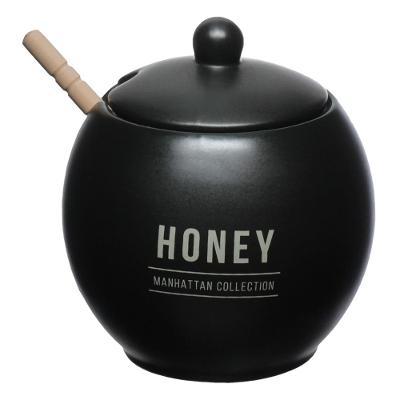 Meleira Porcelana Manhattan Hauskraft Preto 350 ml