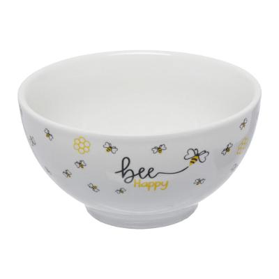 Bowl Porcelana Redondo Honey Hauskraft Branco 440 ml