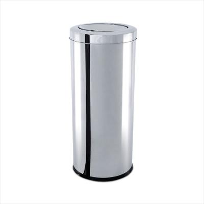 Lixeira Inox com Tampa Básica 25x60cm 28 Litros