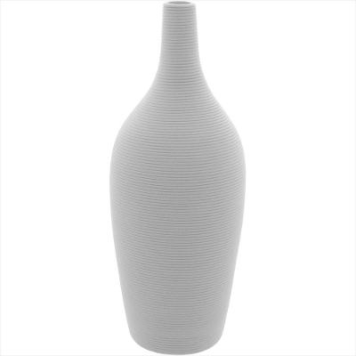 Vaso de Cerâmica 27x10x10cm Branco