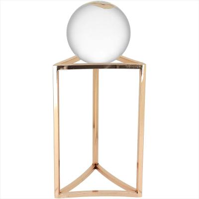 Escultura de Metal 29x12x12cm Dourado