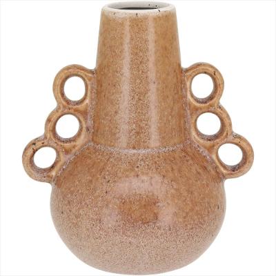 Vaso Cerâmica 19x17x17cm Bege