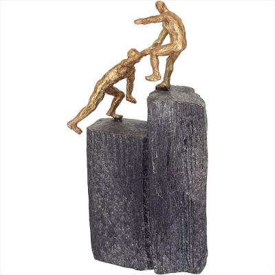 Escultura Resina 31x16x8 cm Dourado