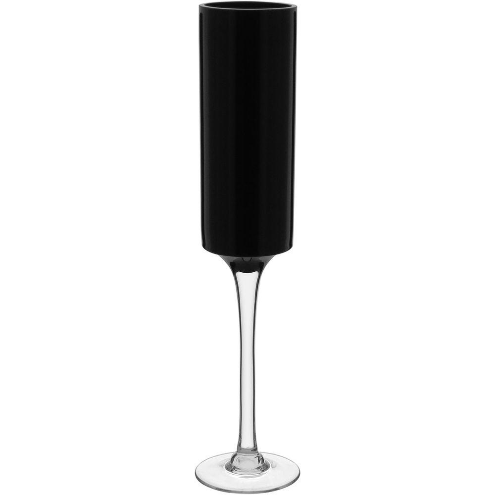 Vaso Vidro 51-10-10cm Preto - 1