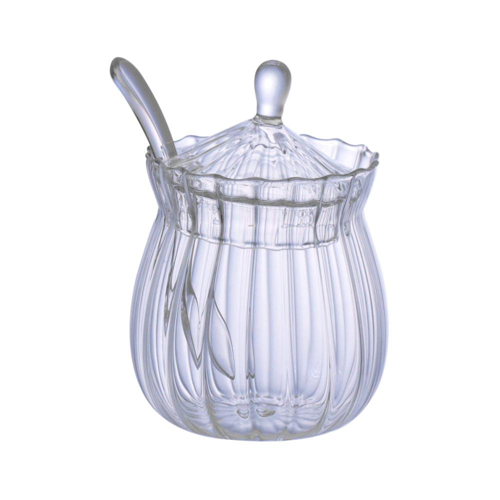 Açucareiro com Colher Lotus 350ml - Hauskraft - 1