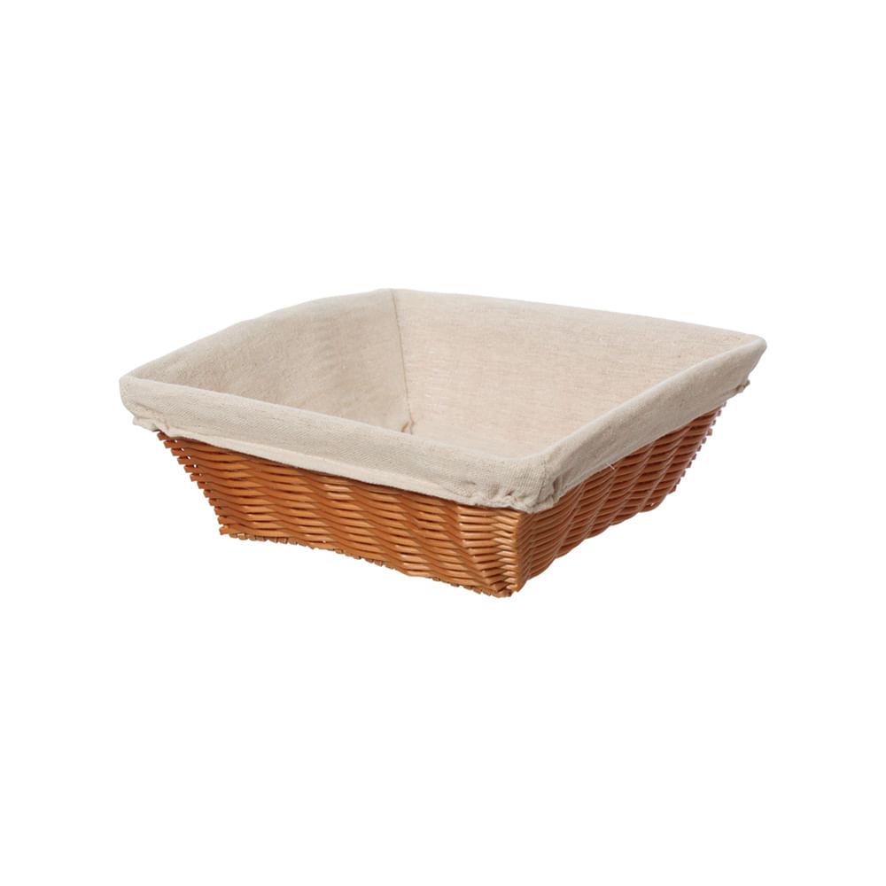 Cesto Quadrado com Forro Lily 24 cm - 1